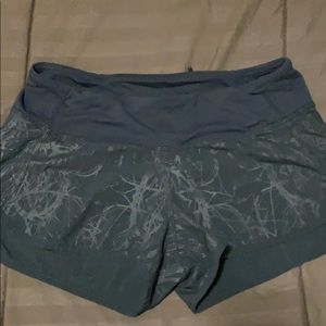 Lululemon speed shorts